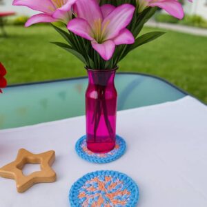 Multi-coloured table top